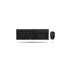 Rapoo X8100 Wireless Multimedia Keyboard & Mouse  Black Combo