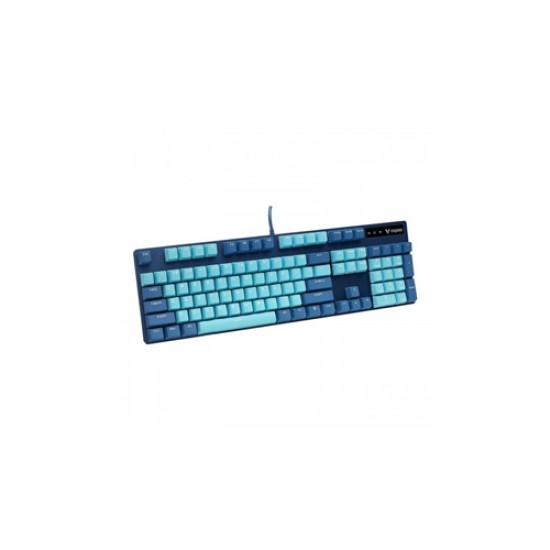 Rapoo V500 PRO Backlit USB Mechanical Gaming Keyboard Cyan Blue