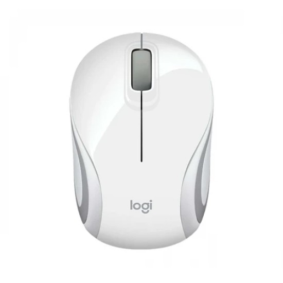Logitech M187 Ultra Portable White Wireless Mouse