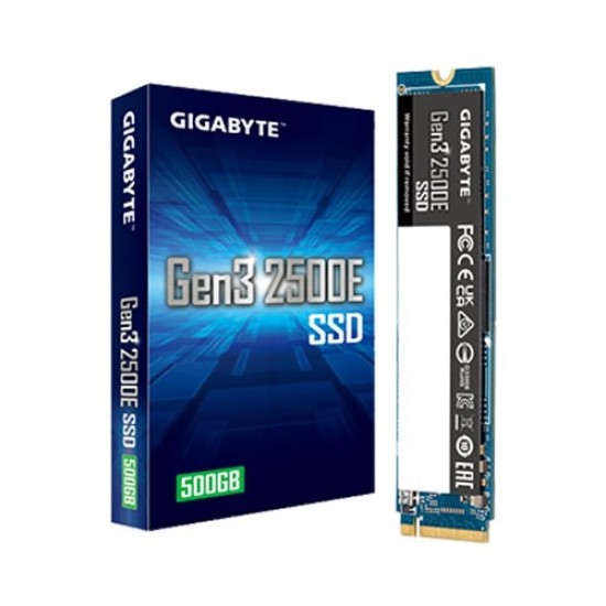 GIGABYTE Gen3 2500E 500GB M.2 NVMe SSD