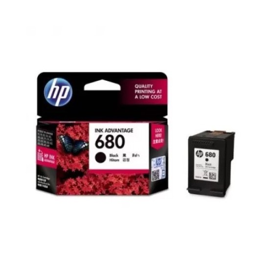 HP 680A BLACK CARTRIDGE FOR DJ 2135 2675 5075 AIO PRINTER