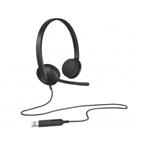 Logitech H340 Stereo USB Headset with Microphone