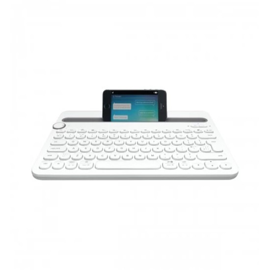 Logitech K480 Bluetooth Multi-Device White Keyboard