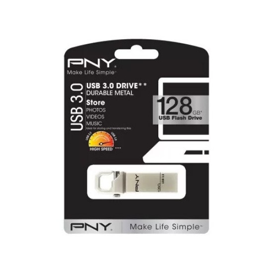 PNY Hook Attache 128gb Mobile Disk Drive USB 3.0 Pen Drive