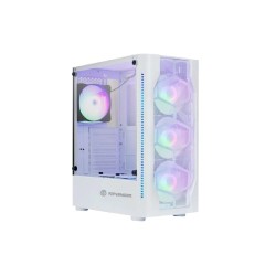 Revenger HAWA Mid Tower ATX RGB Gaming Case White