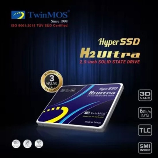 TwinMOS H2 Ultra 512GB 2.5 Inch SATA III SSD