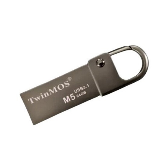TwinMOS M5 64GB USB 3.1 Metal Body Black Pen Drive