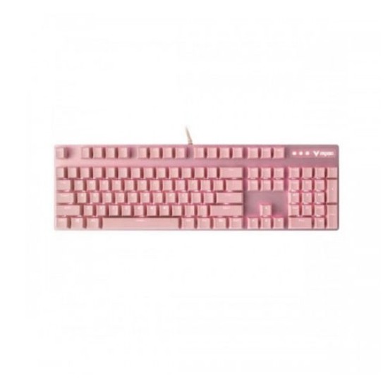 Rapoo V500 PRO Backlit USB Mechanical Gaming Keyboard Pink
