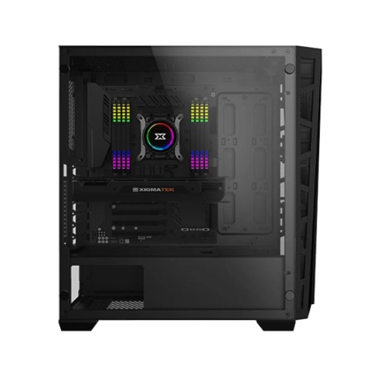 XIGMATEK Cyclops Black RGB Mid Tower Gaming Casing