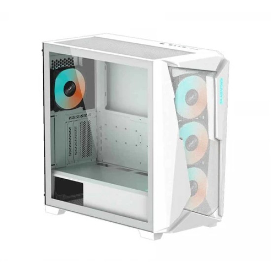 Gigabyte C301 GLASS Mid Tower White (Tempered Glass Side Window) ATX Gaming Desktop Case