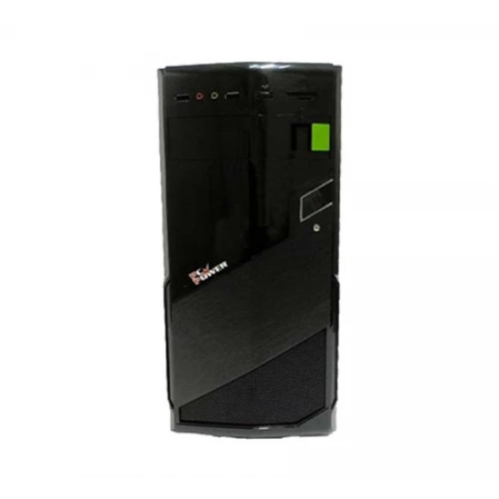 PC Power 180J Mid Tower Black Desktop Casing with Standard PSU