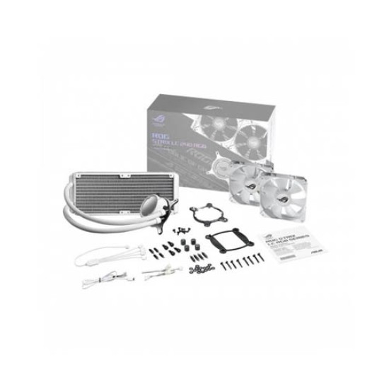 ASUS ROG Strix LC 240 RGB White Edition All-in-One Liquid CPU Cooler