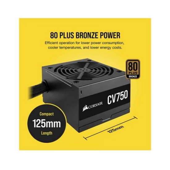 Corsair CV Series CV750 750W Non-Moduler Power Supply
