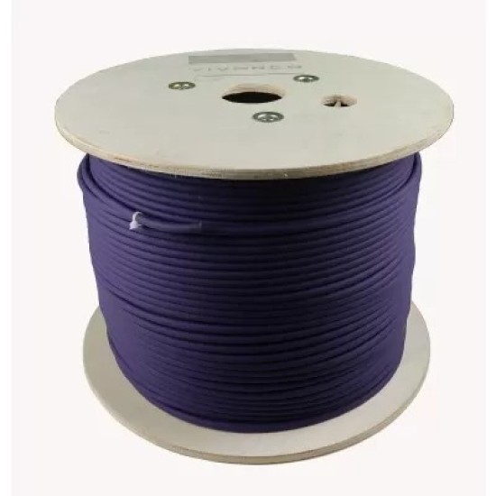 VIVANCO CAT 6 U/UTP CABLE, UNSHIELDED LSZH, PURPLE